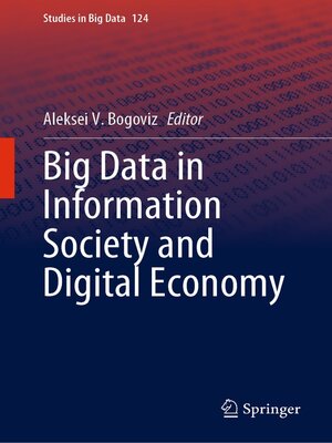 cover image of Big Data in Information Society and Digital Economy